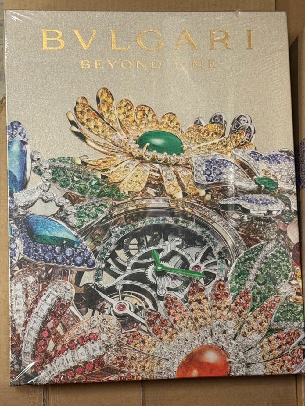Bulgari Gold, Green, Blue and Orange Decorative Coffee Table Book